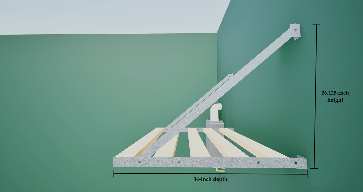 Top Tier Large Garage Storage Shelf Dimensions for Depth and Height