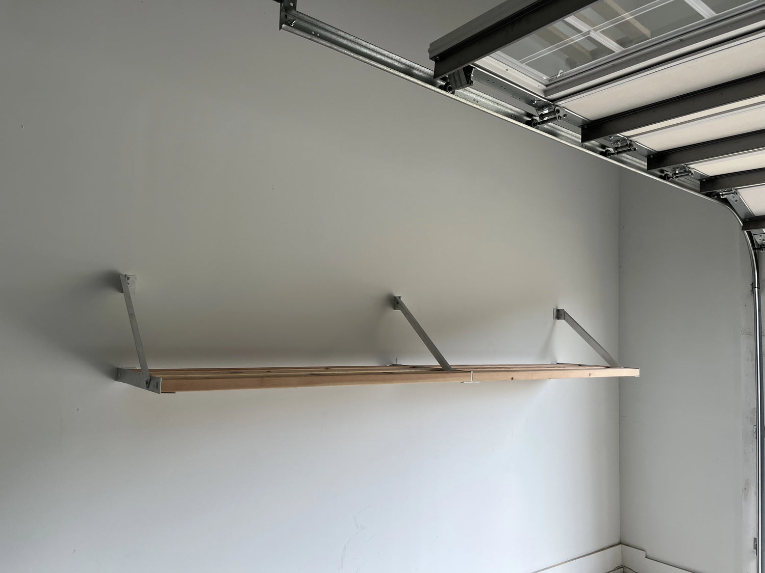 Top Tier Shelving garage storage local installation in a garage