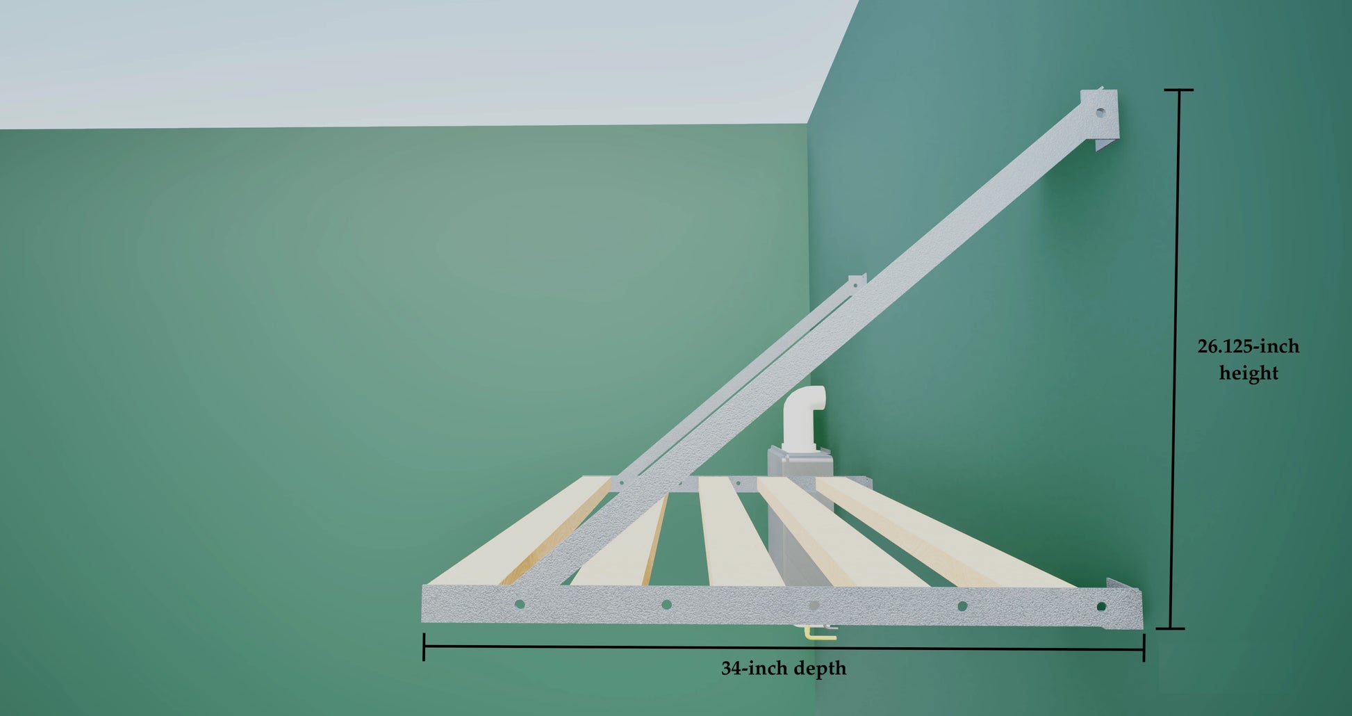 Top Tier Large Garage Storage Shelf Dimensions for Depth and Height