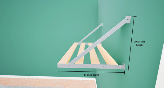 Medium Garage Storage Shelf | 27-inch depth