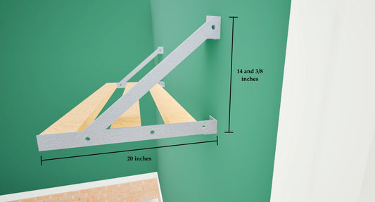 Small Garage Storage Shelf | 20-inch depth
