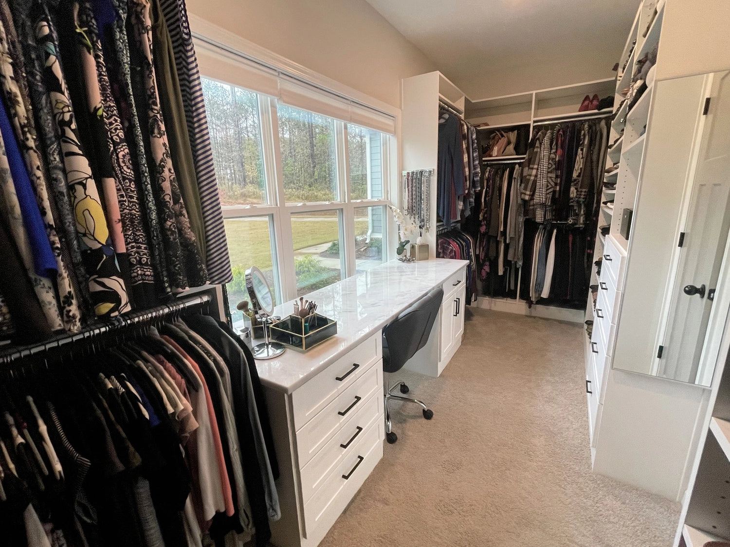 custom closet remodel by space concepts in rochester Minnesota