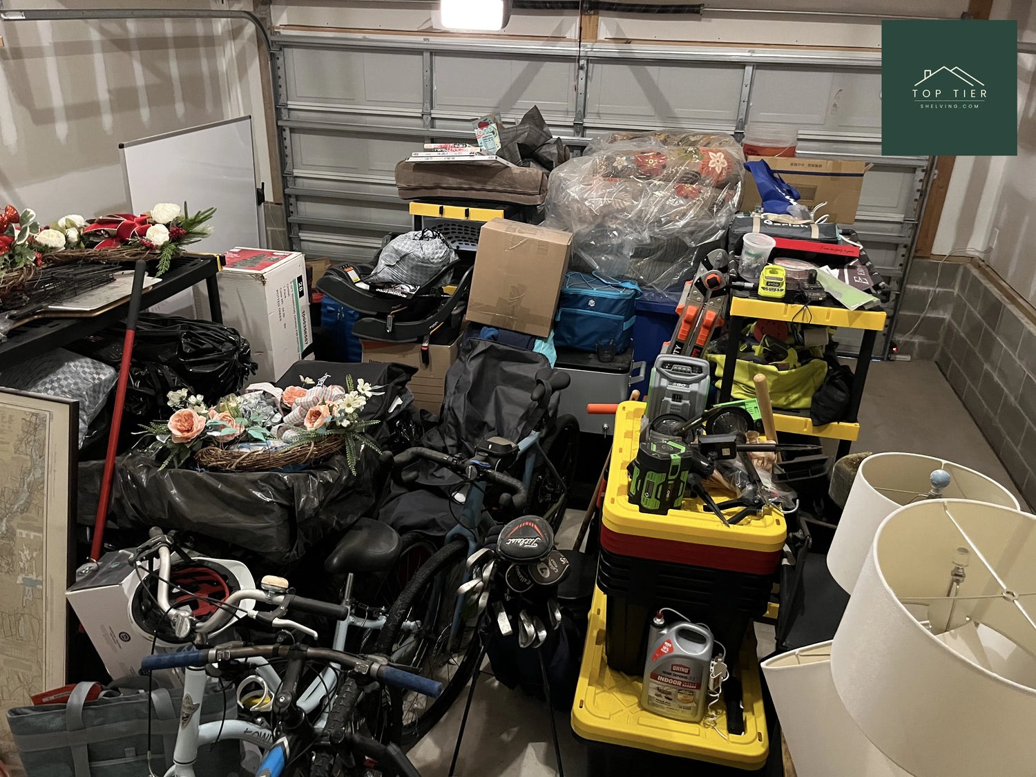 Shelf Help Guide form Top Tier Storage is the starting point that you need know what you need to clean your garage