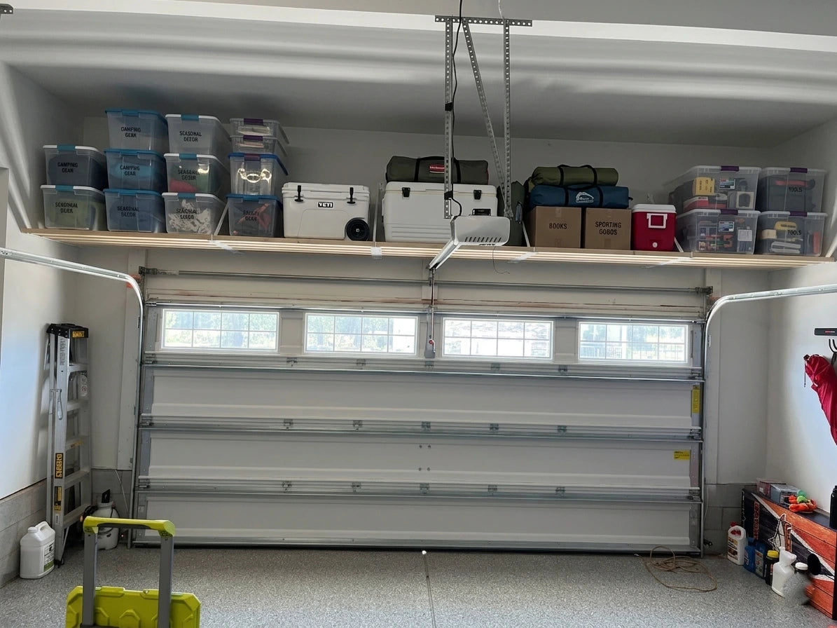 heavy duty garage storage shelving for coolers totes and beach equipment